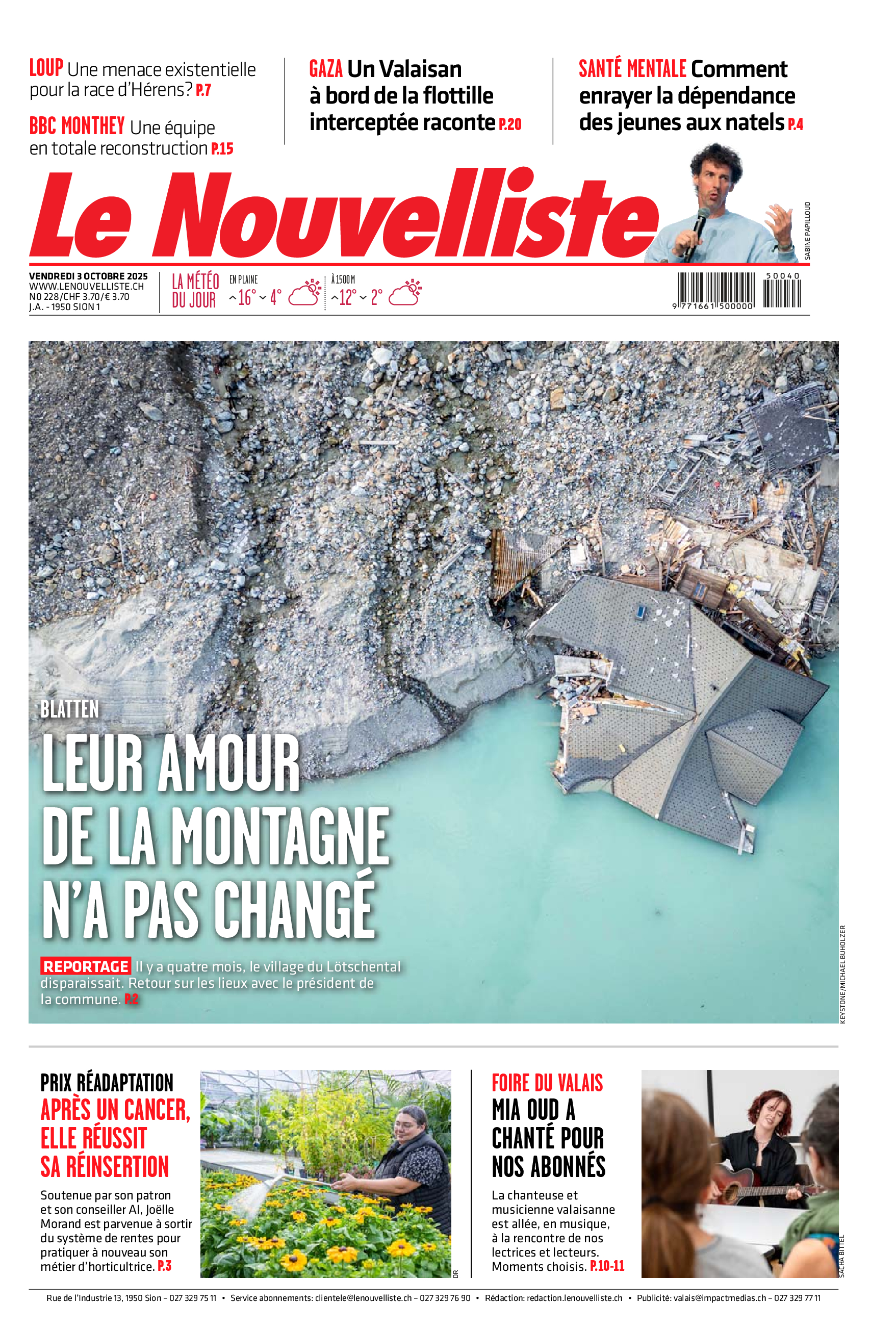  Vendredi 3 octobre 2025