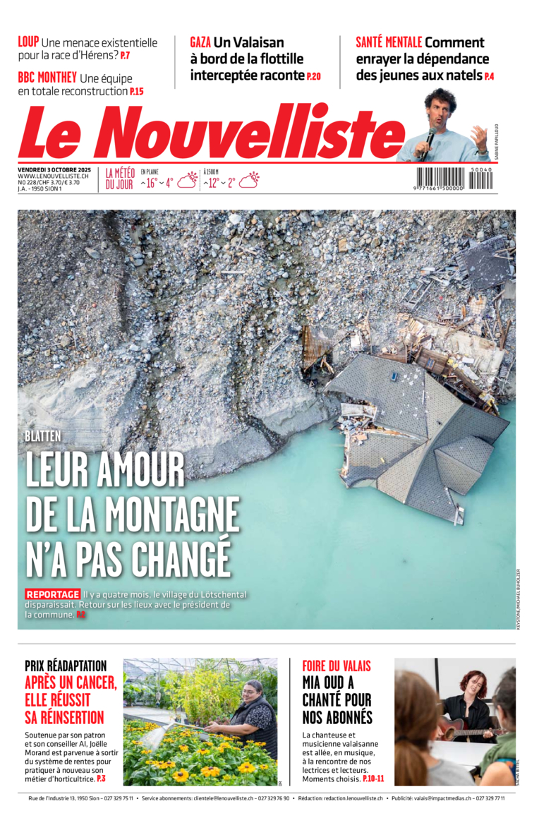 Vendredi 3 octobre 2025 Vendredi 3 octobre 2025
