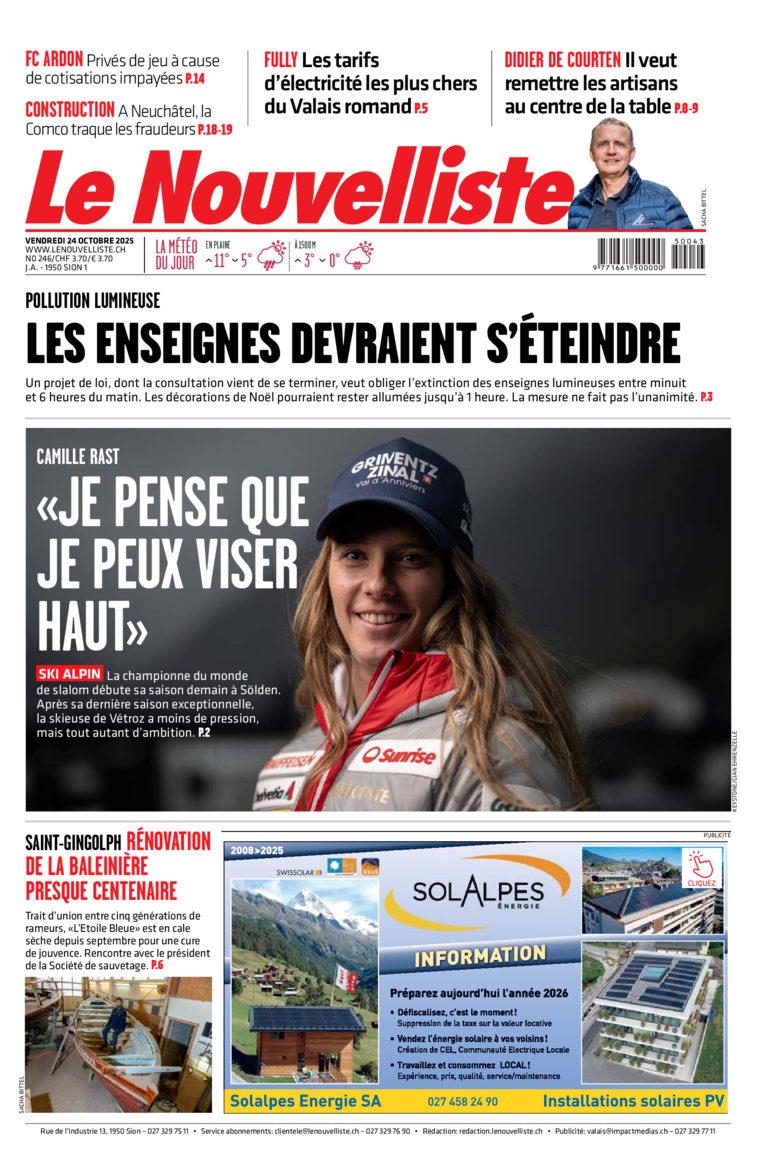 Vendredi 24 octobre 2025 Vendredi 24 octobre 2025
