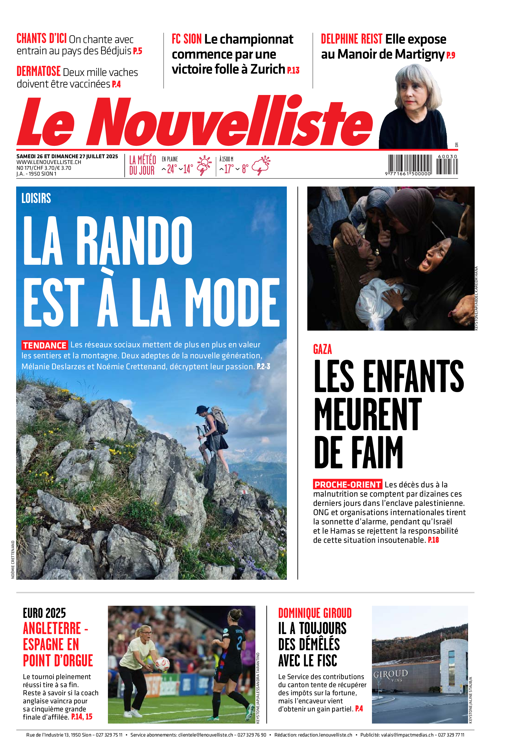  Samedi 26 juillet 2025