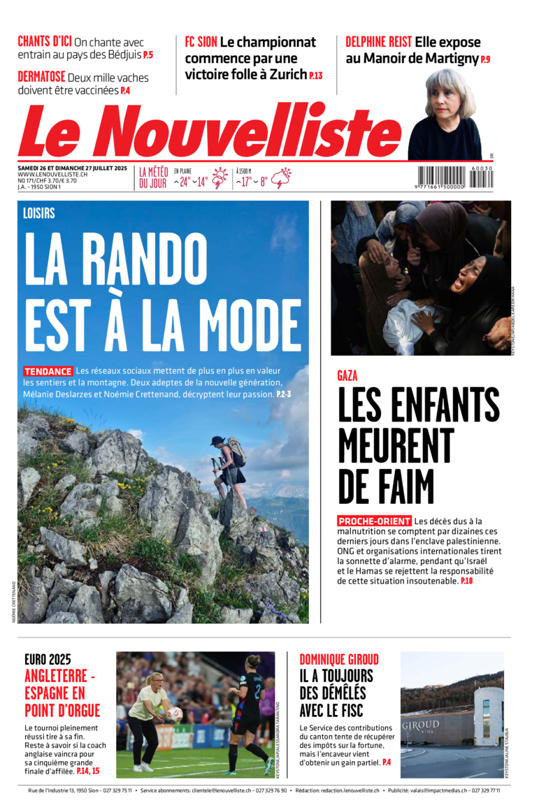 Samedi 26 juillet 2025
