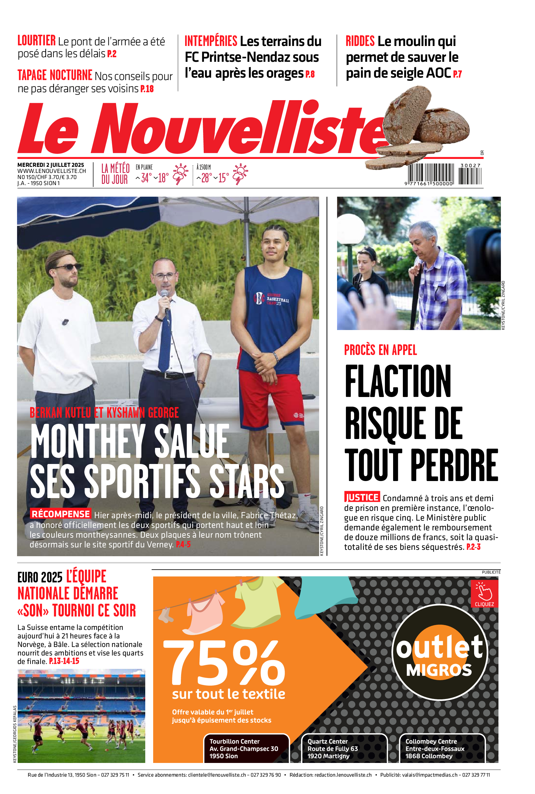 Mercredi 2 juillet 2025