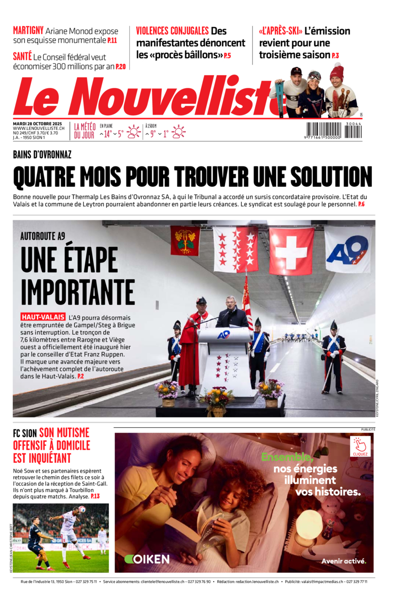 Mardi 28 octobre 2025