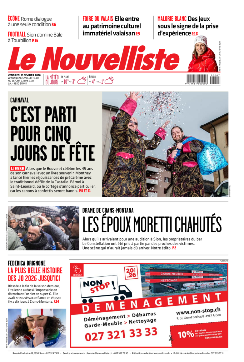 Vendredi 13 février 2026