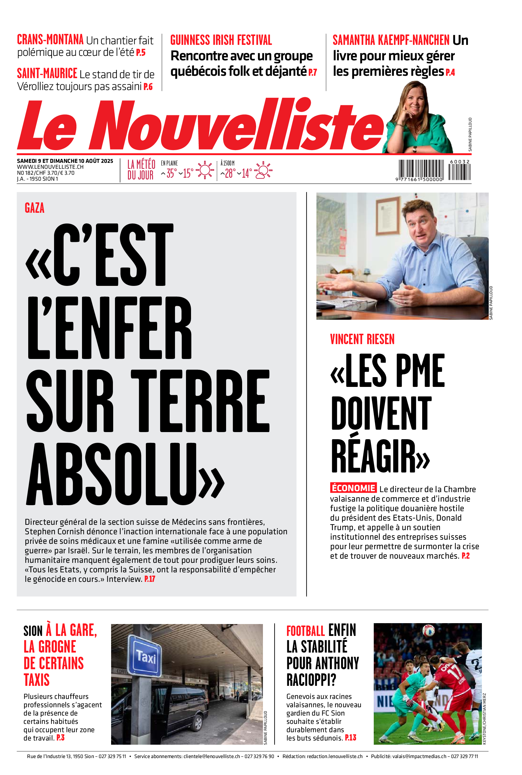 Samedi 9 août 2025