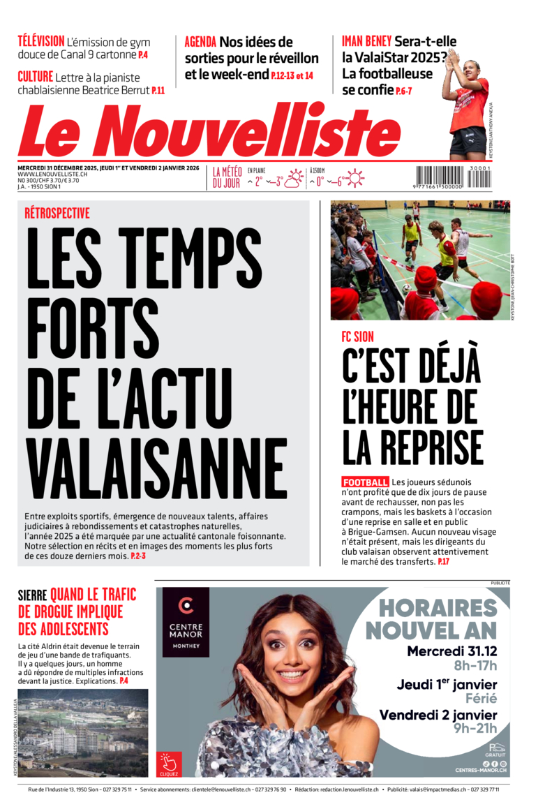 Mercredi 31 décembre 2025