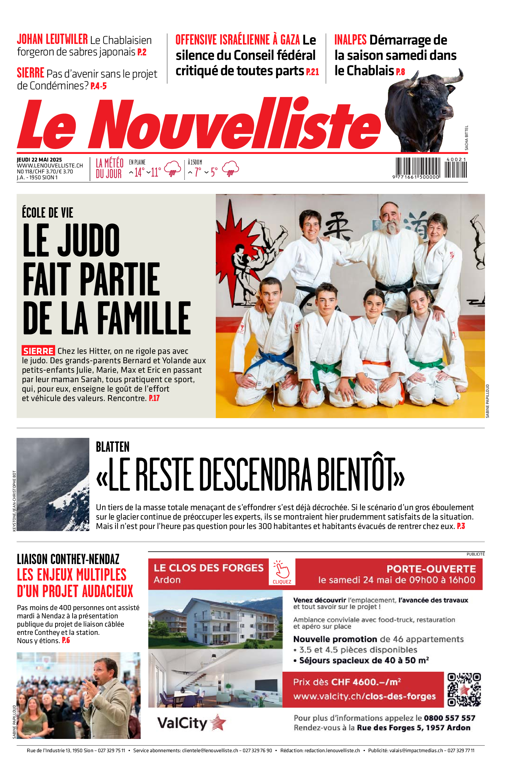 Jeudi 22 mai 2025 Jeudi 22 mai 2025