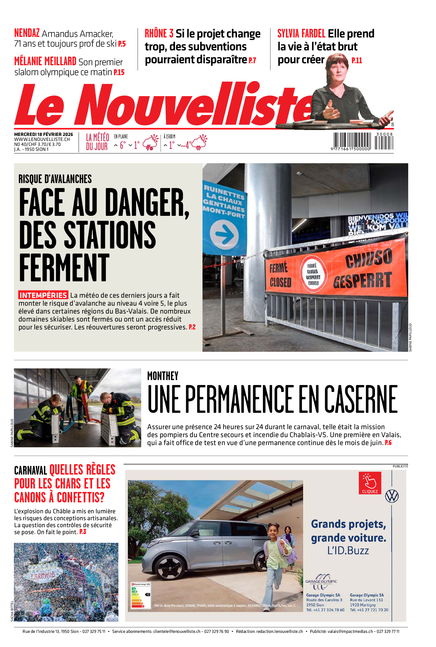  Mercredi 18 février 2026