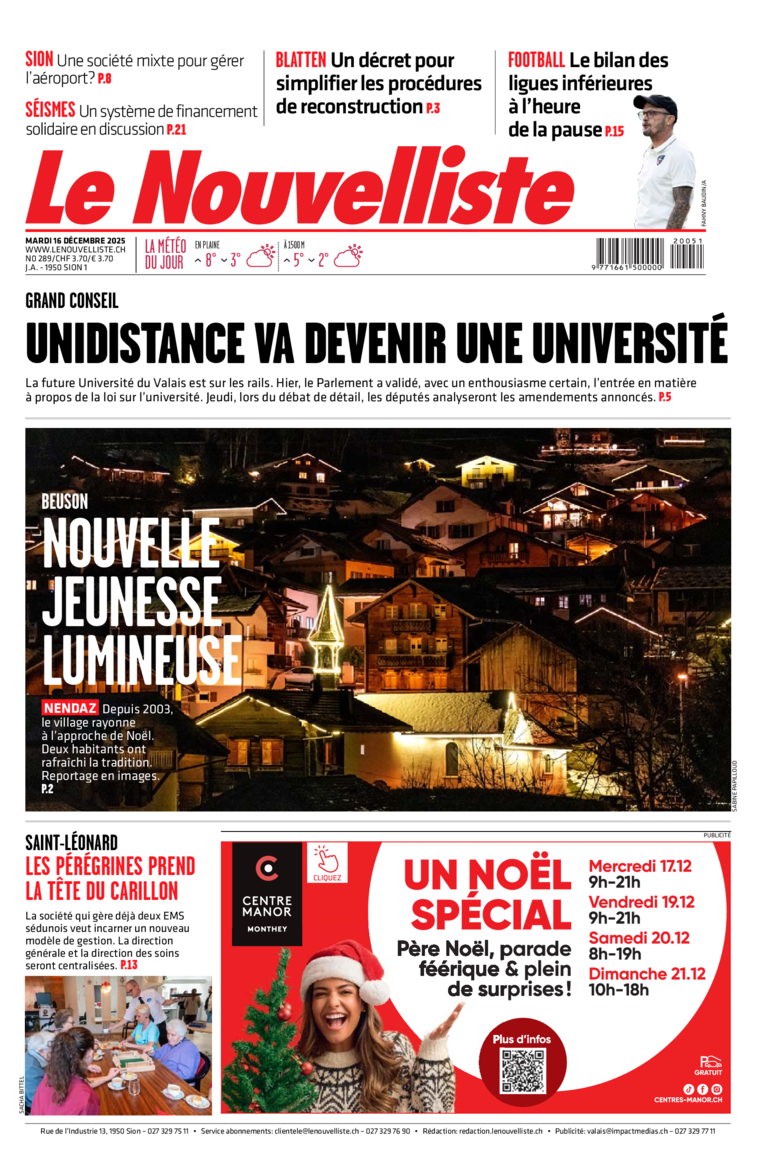 Mardi 16 décembre 2025