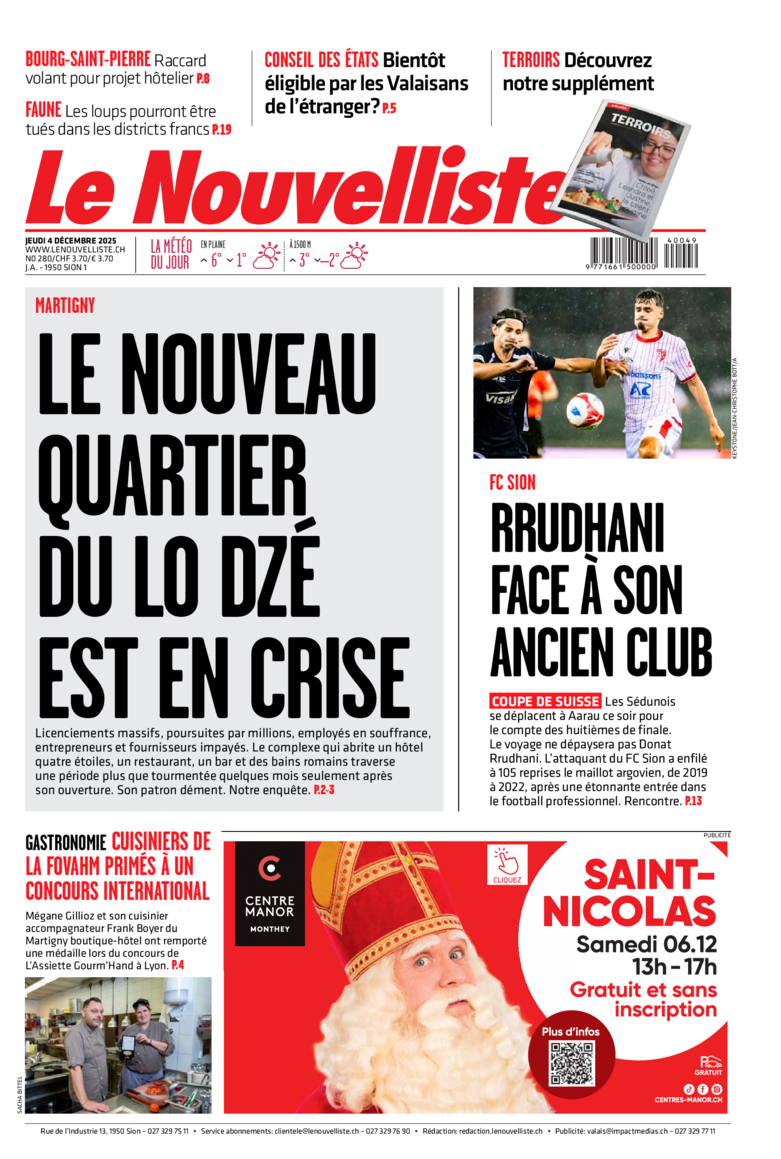 Jeudi 4 décembre 2025